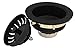 KEENEY K1439BLK Deep Thread Cast Brass Kitchen Sink Strainer, 3.5-Inch Opening, Black