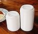 Yes!Fresh PS Polystyrene Flat Lid for 8 oz Paper Hot Cup, Diameter 80mm. (100 Count,White Lid)