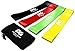 Skin-Friendly Non Latex Resistance Loop Bands Set 4 - Best Home Fitness Exercise Bands for Legs, Workout, Physical Therapy, Pilates, Yoga & Rehab - Mobility and Strength - 10in x 2in BGYR