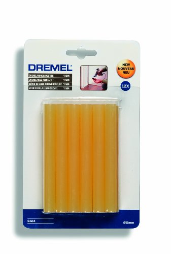 Dremel GG13 Holz-Klebestifte - Zubehörsatz für Dremel 940 HeiÃklebepistole mit 12 HeiÃklebestiften 11mm, hohe Temperatur, zum Kleben von Holzstoffen – Bild 3