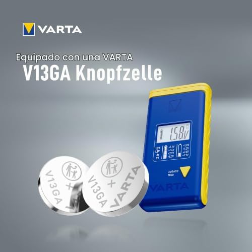 Testador de Baterias LCD para AA/AAA/C/D/9V e Pilhas de Botão, 2x LR44
