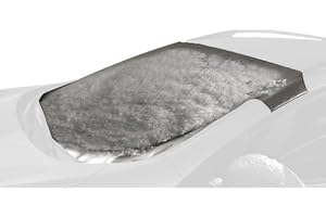 Intro-Tech Automotive DG-95-S Custom Fit Windshield Winter, Snow, Ice and Frost Shade for Select Dodge ProMaster Van Models, Silver