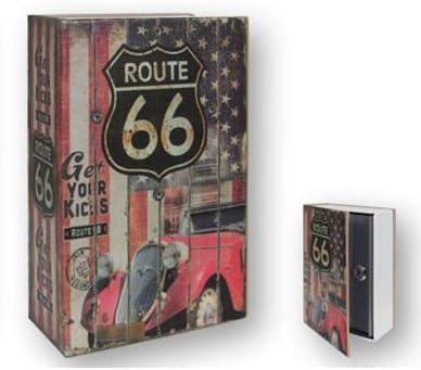 Caja Fuerte Libro Route 66 18 cm: Amazon.es: Hogar