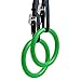 Reehut Gymnastic Rings W/Adjustable Straps, Metal Buckles & Manual - Home Gym (Set of 2) - Non-Slip - Great for Workout, Strength Training, Fitness, Pull Ups and Dips, Ebook Included