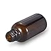 Olilia 1 oz Amber Glass Spray Bottles with Black Fine Mist Sprayer Pack of 12, Mini Funnel and Transfer Pipettes included