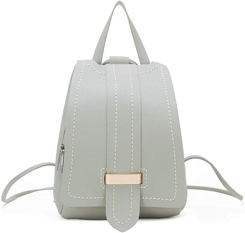 Backpack handbag full set of fashion backpacks pu leather mini backpackcreamywhite Amazon.co