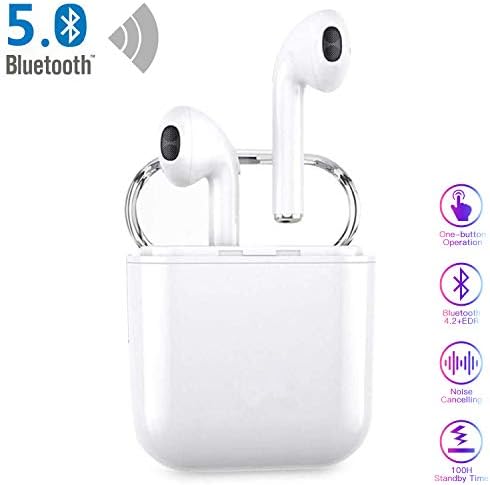 xundaweirui High sound quality Wireless Headsets 5.0 Headset Bluetooth in-Ear Earphone Wireless Stereo in-Ear Handsfree for Airpods/Android IOS