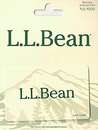 Amazon Com L L Bean Gift Card 25 Gift Cards Amazon Com L L Bean Gift Card 25 Gift Cards