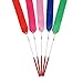 Crystallove 5pcs 39Inch Gymnastics Rhythmic Color Ribbon with Stick Dance Streamers