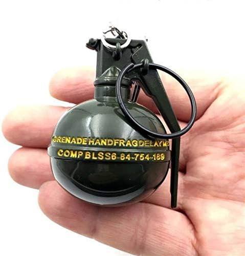 Nuestra PUBG Game Battleground Hand Frag Grenade Metal Keychain & Keyring for Bikes, Cars, Bags, Home, Cycle