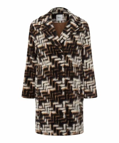 BRAX Style.Davos Wool Mix Abrigo, 54 Nogal, 42 Mujeres