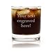 Personalized Cocktail Glass Engraved with Your Custom Text