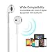 LBell Wireless Headphones V4.1 Wireless Stereo Earbuds Built-in Noise Cancellation Stereo Bluetooth Headphones with Mic Compatible for Android (White)