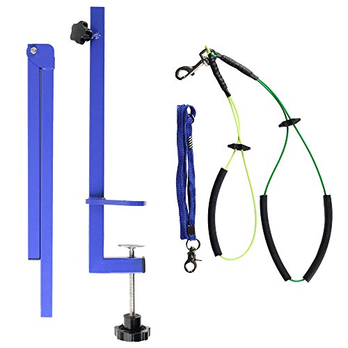 Foldable Pet Grooming Arm with Clamp, Dog Grooming Loop and No Sit