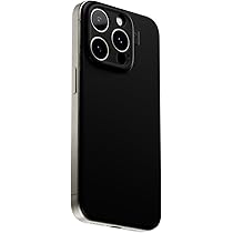 iPhoneアクセサリー SUTI iPhone 15Pro Nano Leather BLACK Suti PhoneBack Magnetic Slim Case for iPhone 15 Pro Max – MagSafe