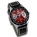 Vantasy Elegant Men's Automatic Mechanical Red Dial Skeleton