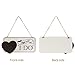 LEORX Wooden Wedding Countdown Chalkboard Sign