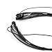LeadTry Stereo In-ear Noise Cancelling Wireless Headset with Microphone for Apple, IPhone, IPad, Samsung and Sony, Black