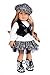 DreamWorld Collections - Fashionista - 5 Piece Outfit - Blouse, Vest, Hat, Skirt and Boots. Clothes Fits 18 Inch American Girl Doll  (Doll Not Included)