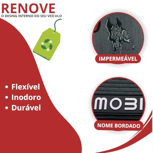 Tapete Borracha Mobi Com Traseiro Inteiriço 2017 A 2026