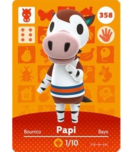 Nouvelle carte amiibo Animal Crossing P26 Ran