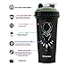 PERFORMA Marvel Shaker - Original Series, Leak Free Protein Shaker Bottle With Actionrod Mixing Technology For All Your Protein Needs! Shatter Resistant & Dishwasher Safe (Black Panther)(28oz)