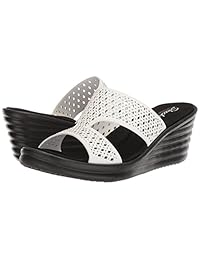 Skechers Women's Rumbler Wave-Ibiza Summer Slide Sandal