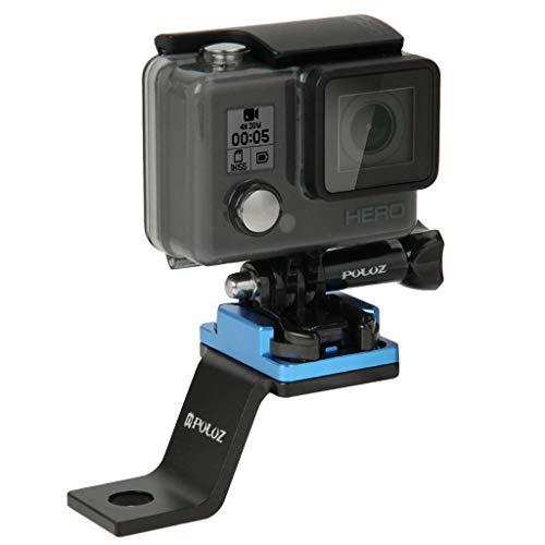Eoeth DJI Accessories, PULUZ Aluminum Motorcycle Tripod Mount Bracket with Screw for DJI Osmo Action