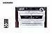 TechPlay Karaoke Enabled, 30W RMS, Retro Classic Turntable, NFC Bluetooth, Double Cassette Player/Recorder, CD MP3 Player, USB SD Ports, AM/FM Digital Alarm Clock and Full Remote Controlthumb 2