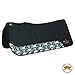 HILASON 31 in X 30 in Western Horse Saddle Pad Made in USA Wool Felt Octo Skullsthumb 1
