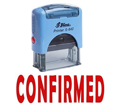 Confirmed Self Inking Rubber Stamp Custom Shiny Office Stationary Stamp