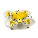 Blade Inductrix FPV BNF Ultra Micro Drone with Safe Tech | 25mW FPV Camera | 1S 200mAh LiPo Battery & USB Charger (Yellow)