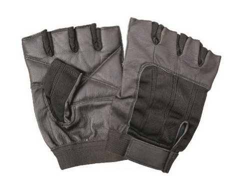 Unisex Adult AL3002 Fingerless glove Small Black