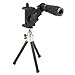 Carson HookUpz Universal Digiscoping Smartphone Adapter with 6x18mm Telephoto Lens Monocular and Mini Adjustable Tripod (IC-918)