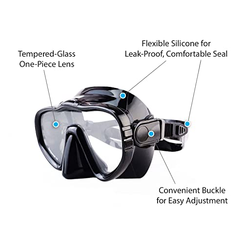 Kraken Aquatics Dive Snorkel Mask Ideal and Quality Scuba Gear Masks