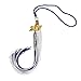 Two-Colored Graduation Tassel with Gold 2018 Year Charm 9-inch by YesGraduation (Royal Blue/White)