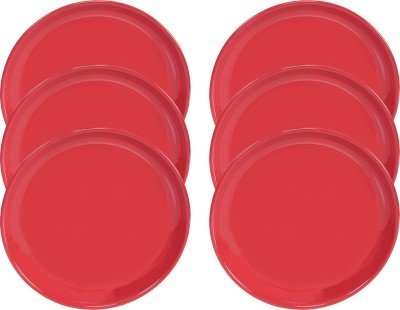 Servewell Solid RED Desire Dinner Plate, 27cm, Set of 6