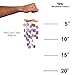 Woodstock Chimes Asli Arts Collection, Mini Capiz Chime, 12'' Raspberry Capiz Wind Chimes for Outdoor, Patio, Home or Garden Décor (C129)