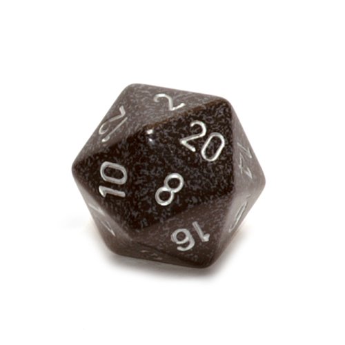 Jumbo d20 Counter - Speckled 34mm Dice: Ninja