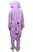 Sayadress Lovely Animal Cosplay Halloween Costumes Pajamas for Unisex Adults (M, Purple Espeon)