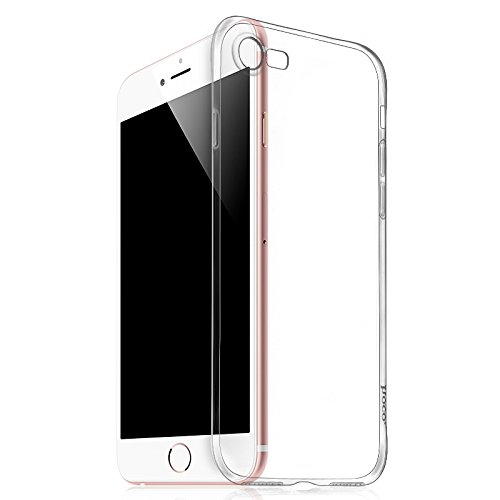 iPhone 7 Case, No1seller Super Thin Clear Acrylic Protective Cover Case Dull Polish Back for Apple iPhone 7 (Black)