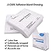 JJ CARE Adhesive Island Dressing [Pack of 25], 6x6 Sterile Bordered Gauze, Breathable Island Wound Dressing, Individually Wrapped Adhesive Gauze Bandages with Non-Stick Central Pad