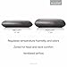 Z Zoned Dough Memory Foam Bed Pillow - Infused with Bamboo Charcoal - Excellent Neck Support - 5 Year U.S. Warranty - Queen - Mid Loft