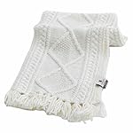 100% Irish Merino Wool Handknitted Aran Scarf by Carraig Donn 100% Irish Merino Wool Handknitted Aran Scarf by Carraig Donn