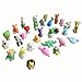 Hulless 30 pcs Mini Animals Erasers, Non-Toxic Novelty Erasers Toys Best for Kids Fun Games and Collection.
