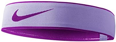 NIKE Pro Logo Headband (Purple, One Size)