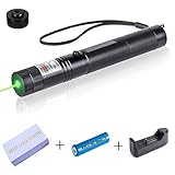 Hench Tactical Green Hunting Rifle Scope Sight Laser Pen Demo Remote Pen Pointer Projector Travel Outdoor Flashlight LED Interactive Baton Funny Laser Toy