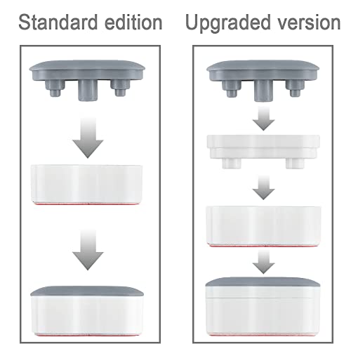 Bidet Toilet Seat Bumpers, Universal Toilet Seat Buffer,Toilet Lid