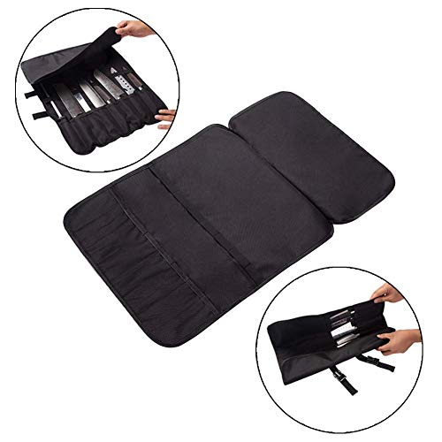 MultiPurpose 8 Pockets Chef Knives Roll Bag Heavy Duty Waterproof