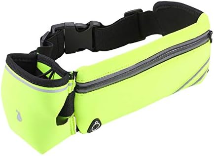 Belt Bag Running Belt Bumbag Running Pouch Belt for Men Women Green without Kettle4-6 Inch Universal